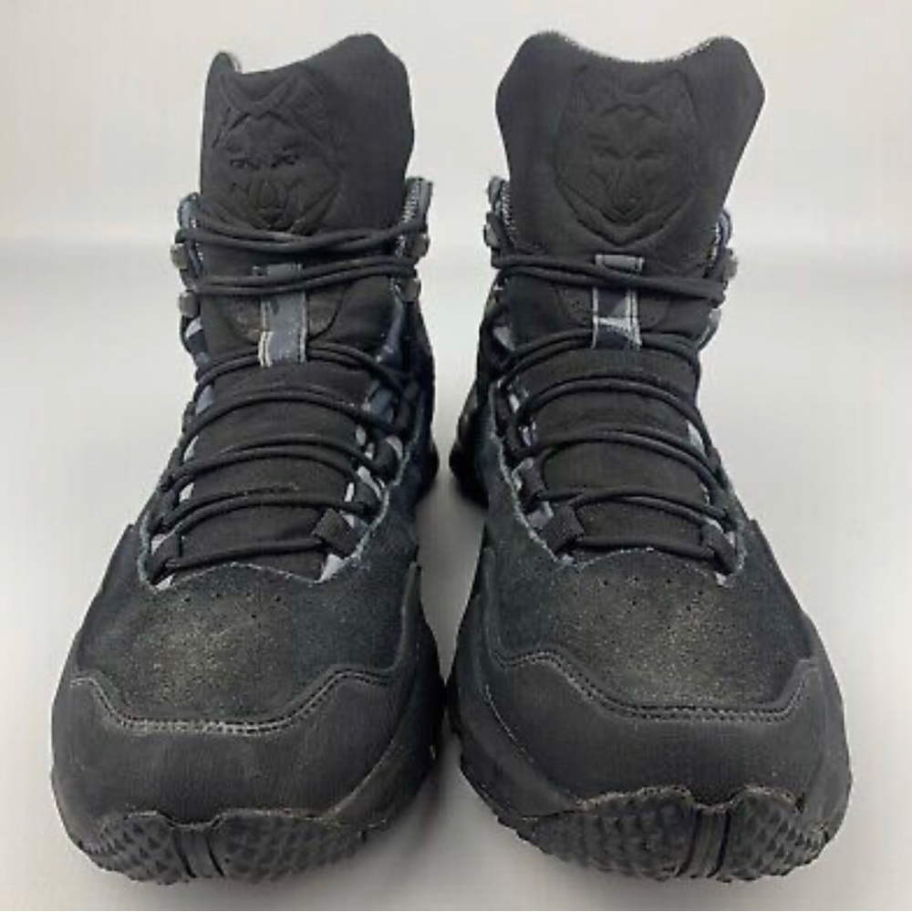 RAX Wild Wolf Mens Size 9 US Adventure Premium Black Camo Hiking Trail Boot